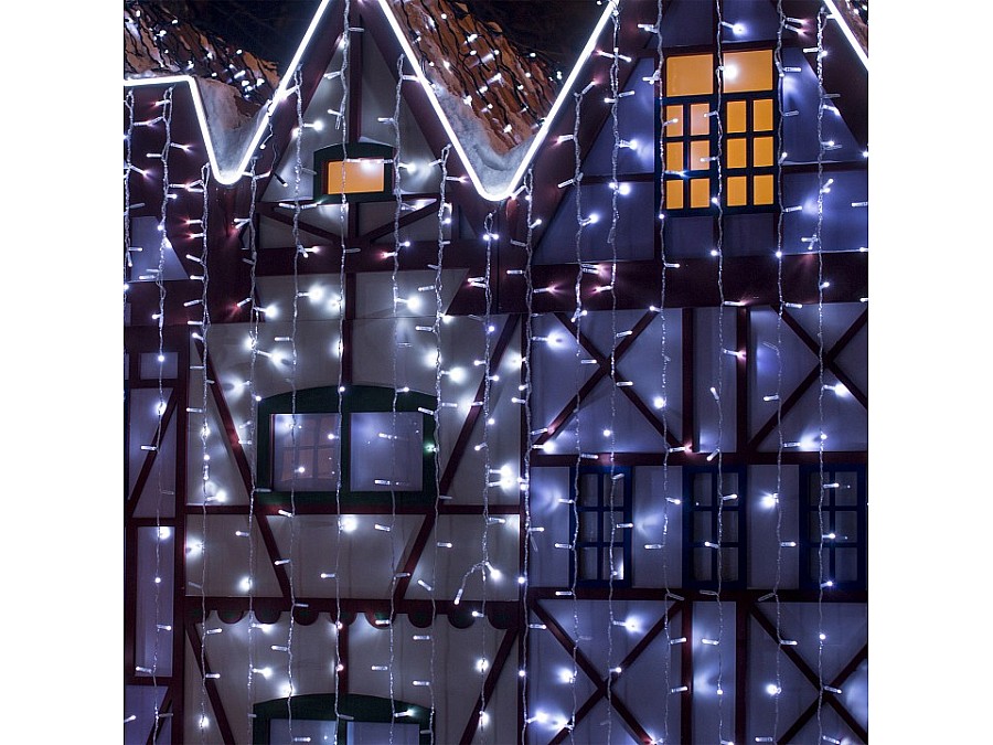 Занавес световой Eurosvet 200-101 200-101 белый с эффектом мерцания