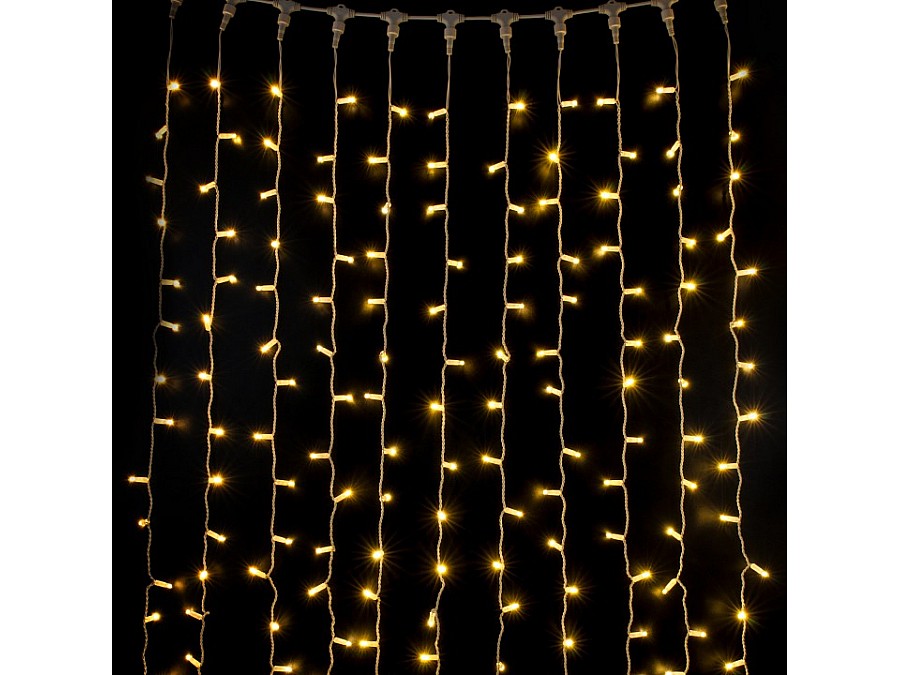 Занавес световой Eurosvet 200-101 200-101 теплый белый с эффектом мерцания