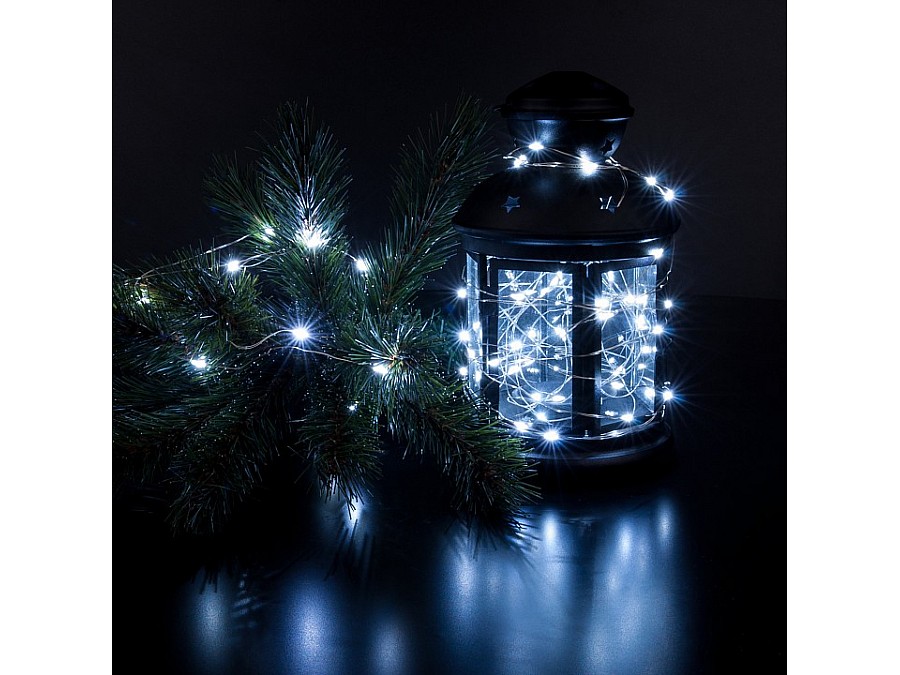 Гирлянда Нить Eurosvet Роса 400-008 белый