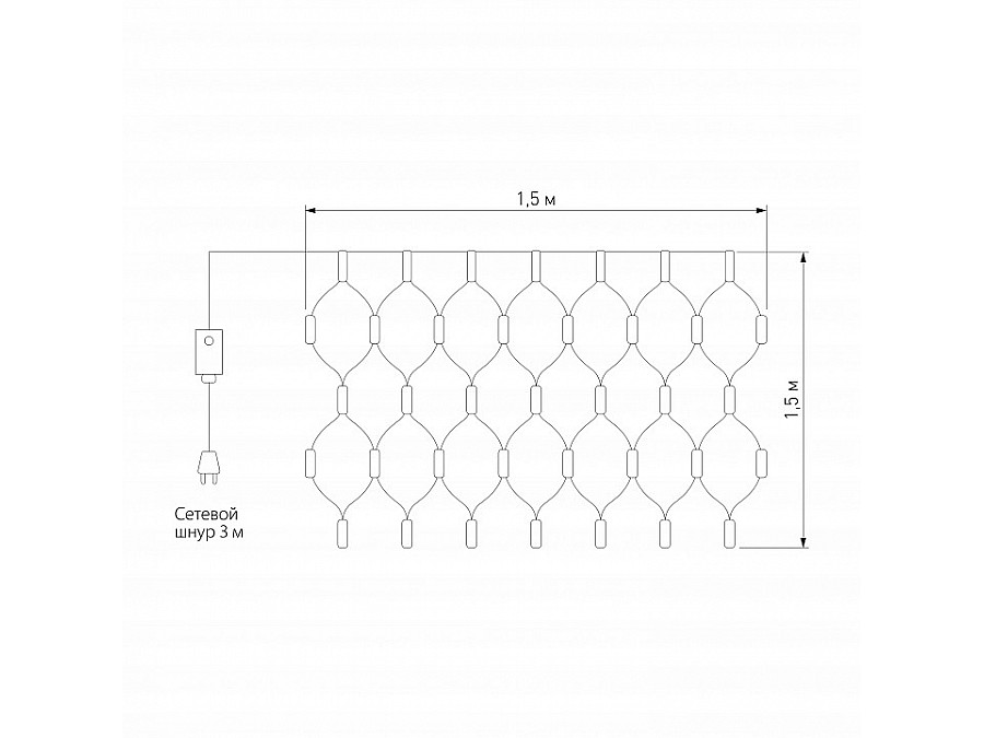 Сеть световая Eurosvet 300-001 300-001