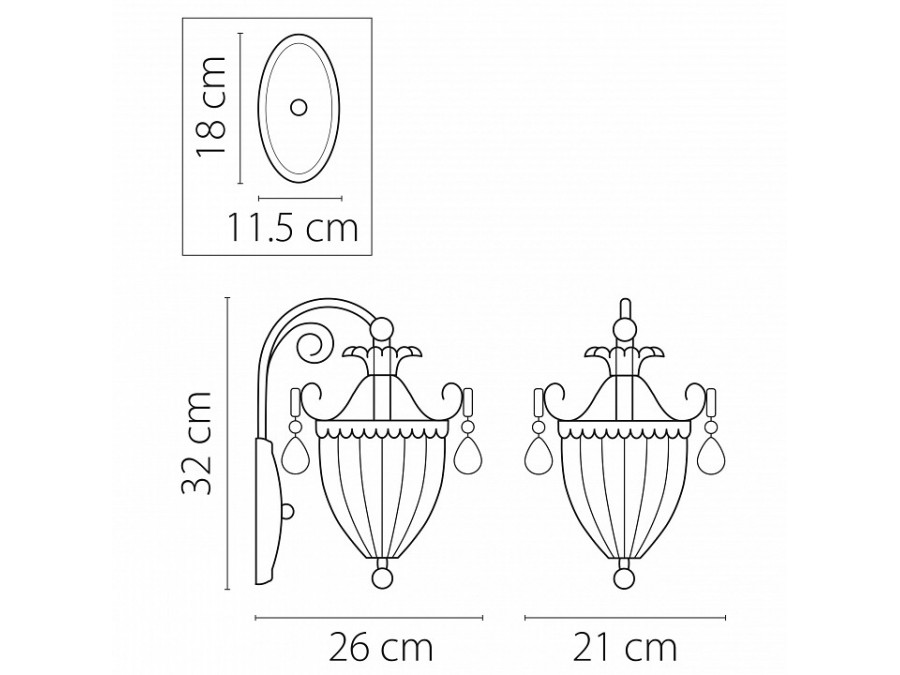 Бра Lightstar Schon 790614