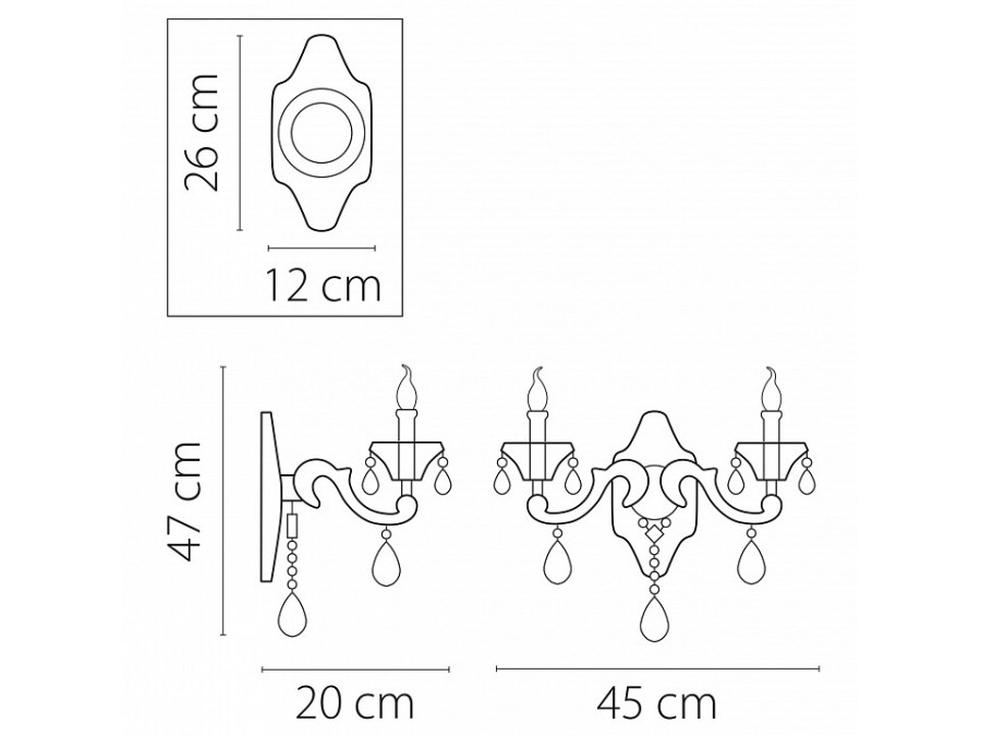 Бра Lightstar Ampollo 786622