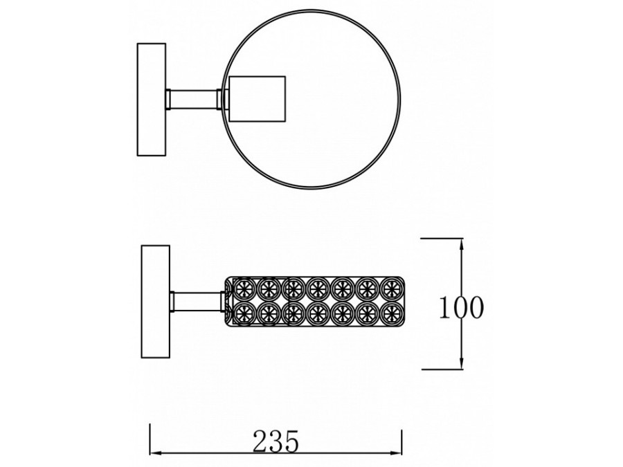 Бра Escada Banjo 679/1A Black