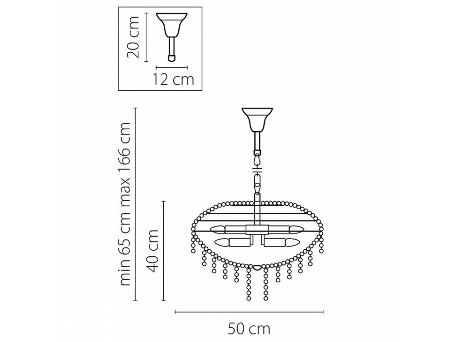 Подвесная люстра Lightstar Classic 700120