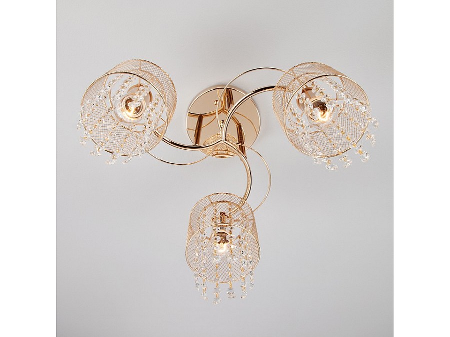 Люстра на штанге Eurosvet Bonnie 30137/3 золото