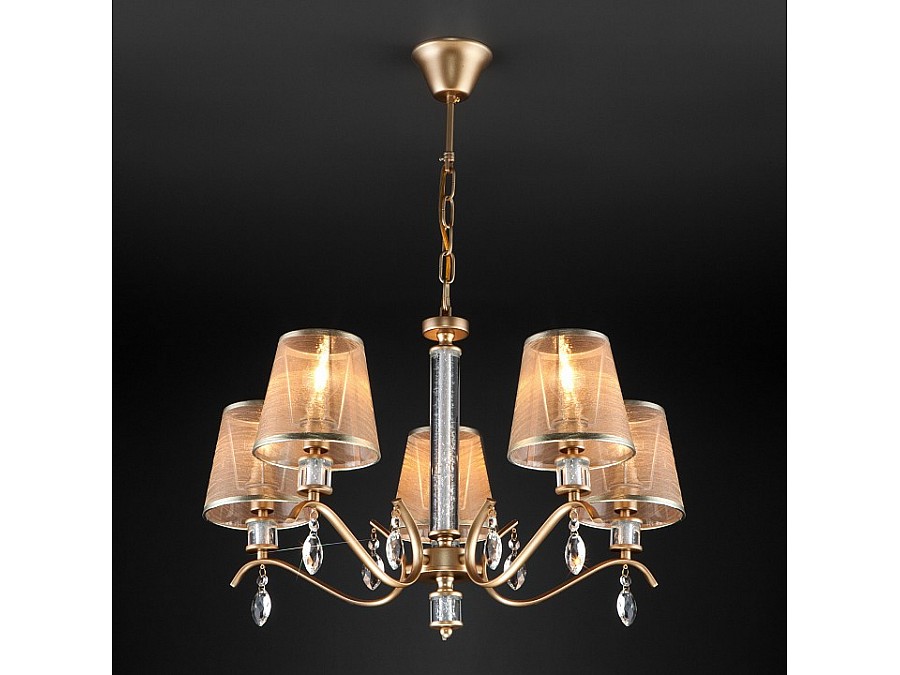 Подвесная люстра Eurosvet Alcamo 60103/5 перламутровое золото