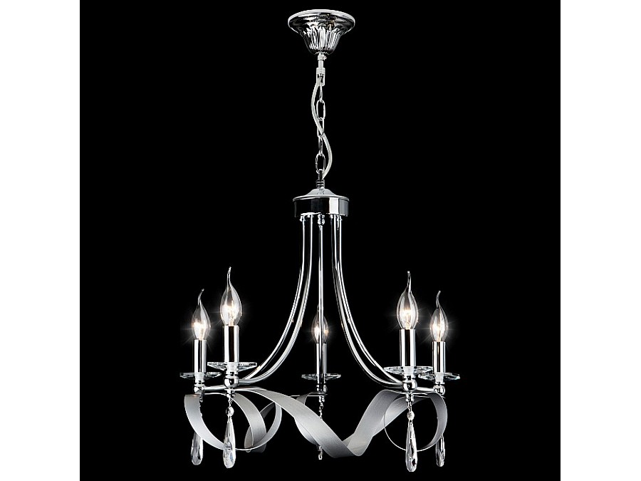 Подвесная люстра Eurosvet Adelia 60064/5 хром