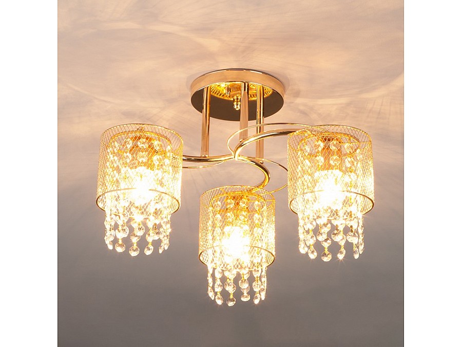 Люстра на штанге Eurosvet Bonnie 30137/3 золото