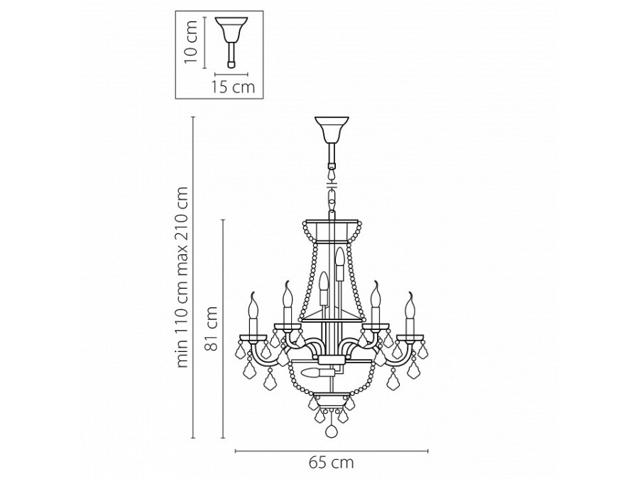 Подвесная люстра Lightstar Classic 700164