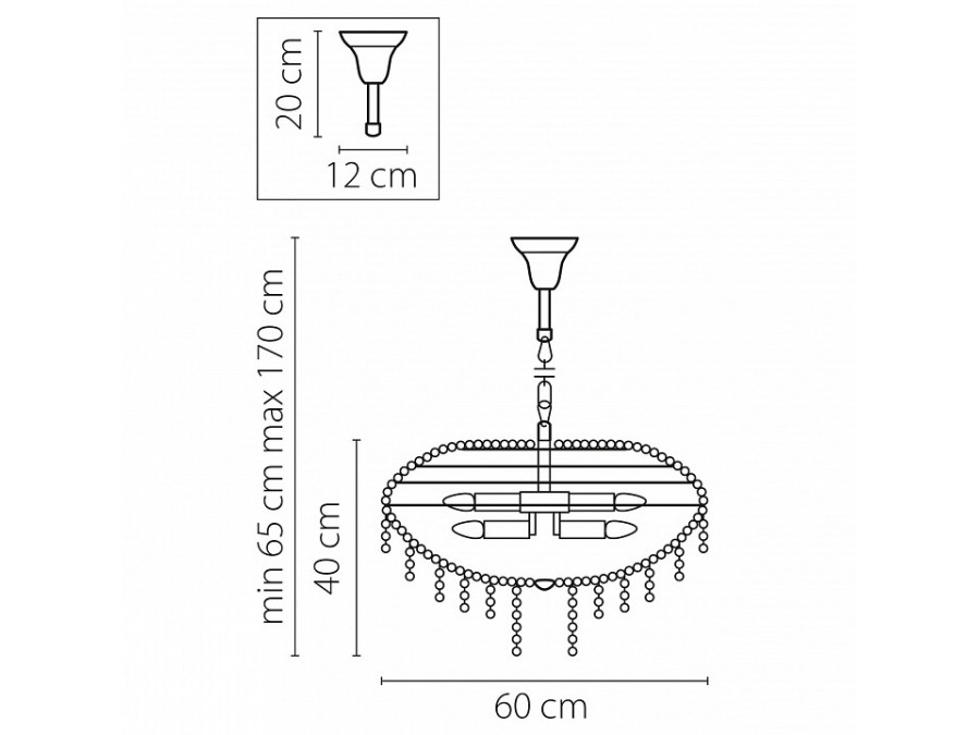 Подвесная люстра Lightstar Classic 700150