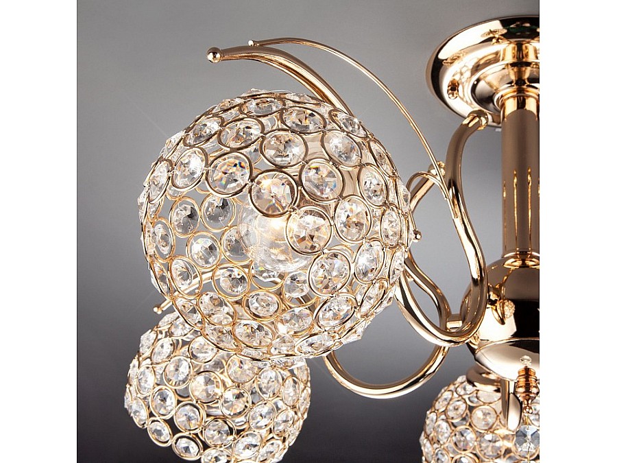 Люстра на штанге Eurosvet Mirage 7777/5 золото