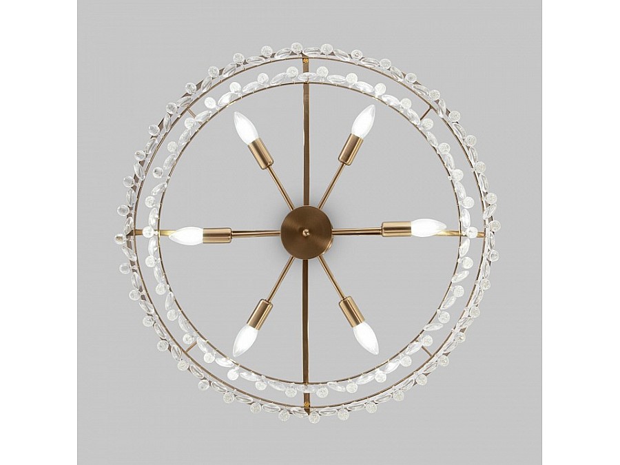 Люстра на штанге Eurosvet Sophie 60165/6 латунь