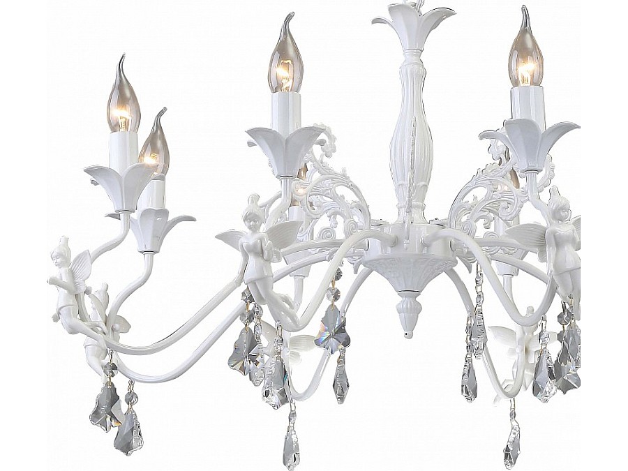 Подвесная люстра Arte Lamp Angelina A5349LM-8WH