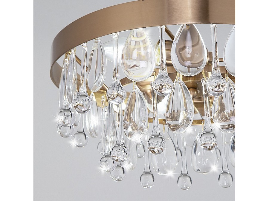 Люстра на штанге Eurosvet Sophie 60165/3 латунь