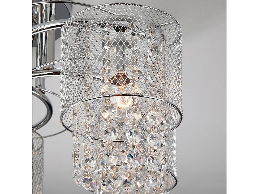 Люстра на штанге Eurosvet Bonnie 30137/5 хром