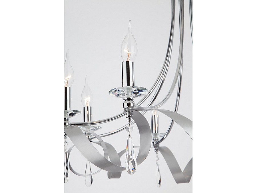 Подвесная люстра Eurosvet Adelia 60064/8 хром