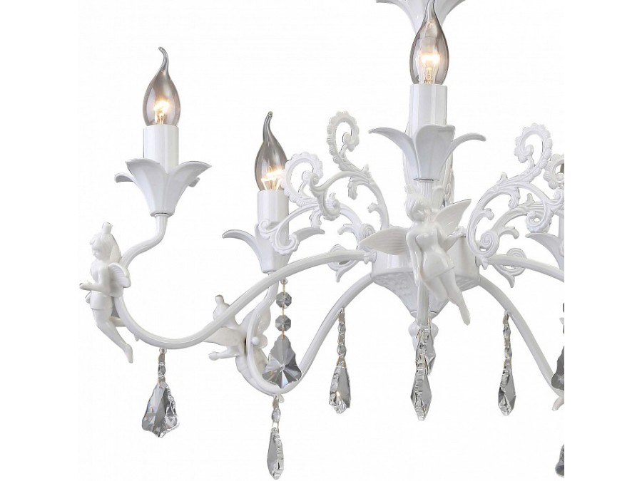 Подвесная люстра Arte Lamp Angelina A5349LM-5WH