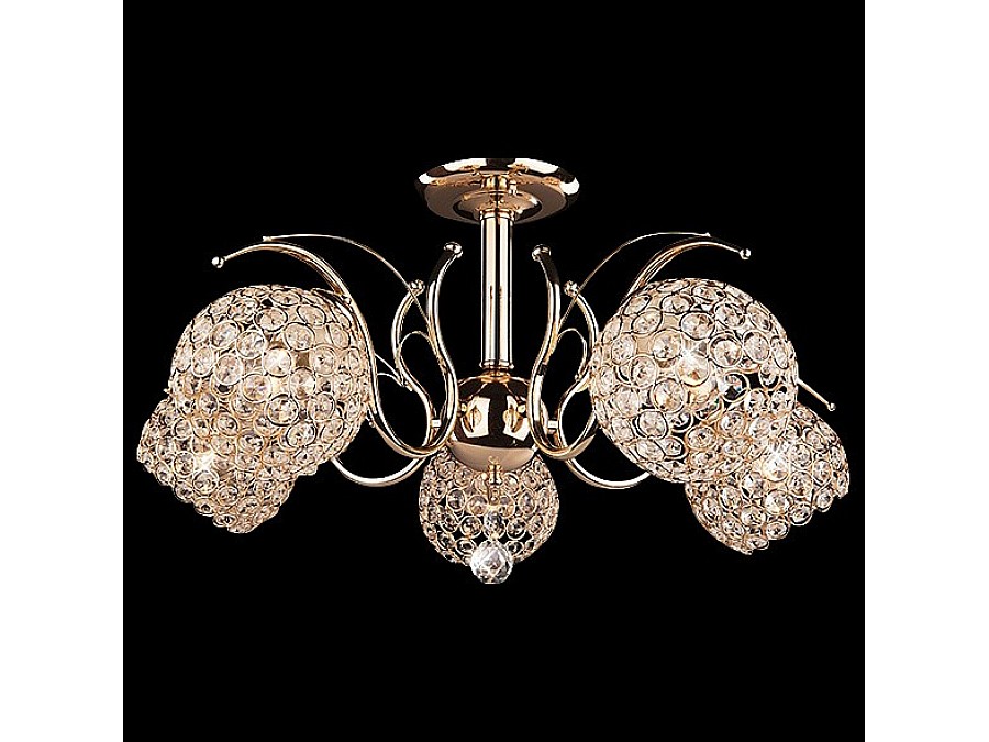 Люстра на штанге Eurosvet Mirage 7777/5 золото