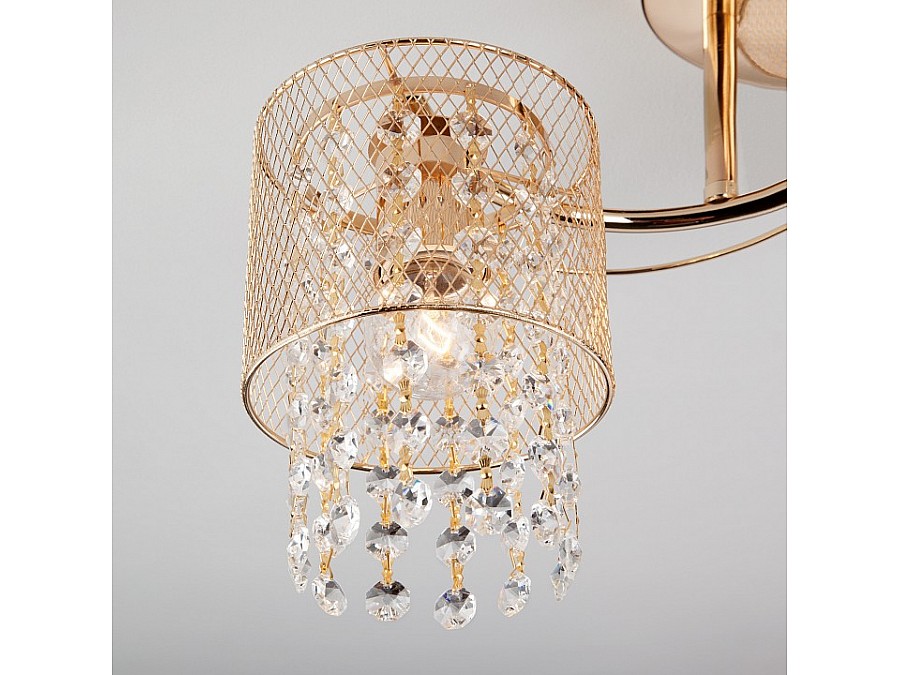 Люстра на штанге Eurosvet Bonnie 30137/3 золото