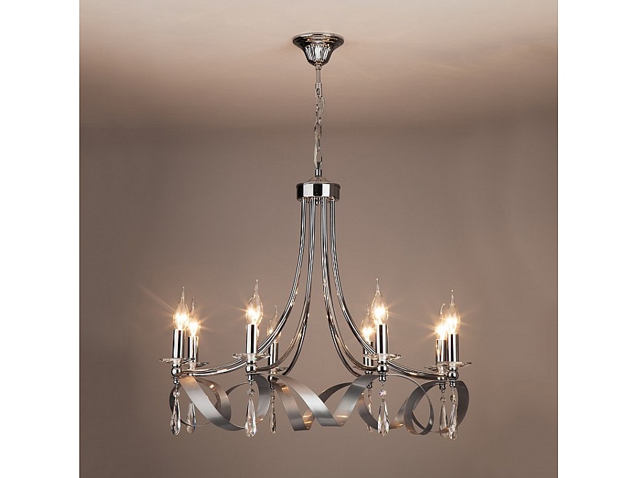 Подвесная люстра Eurosvet Adelia 60064/8 хром