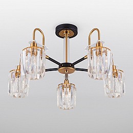 Люстра на штанге Eurosvet Tenia 70090/5 черный