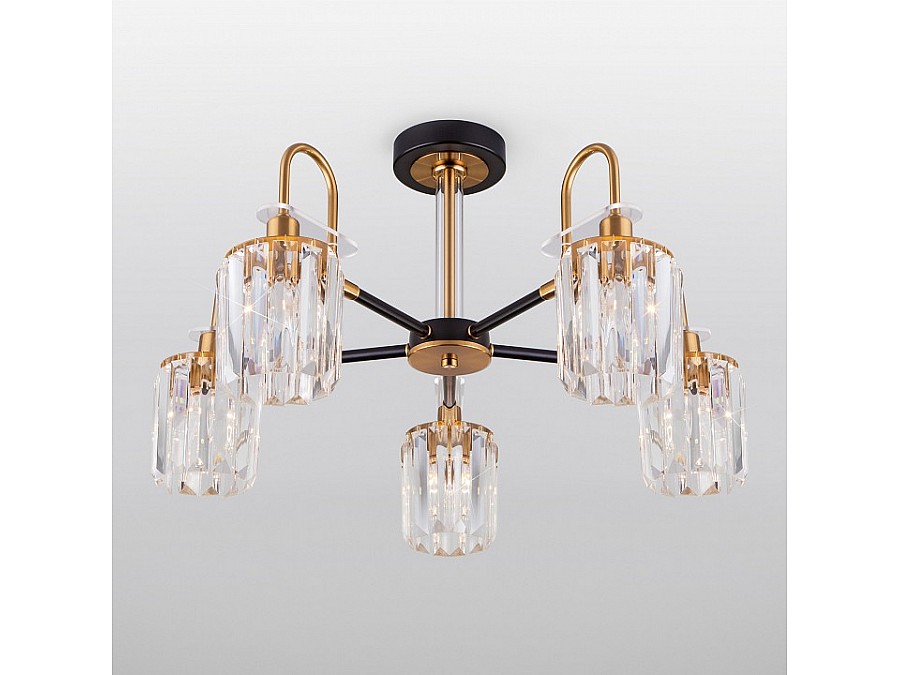 Люстра на штанге Eurosvet Tenia 70090/5 черный