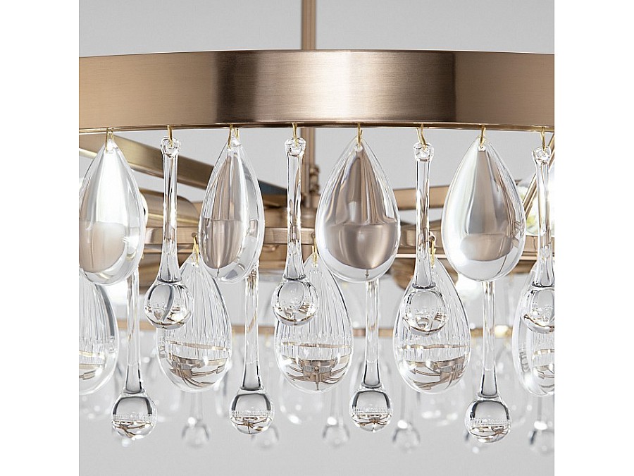 Люстра на штанге Eurosvet Sophie 60165/6 латунь