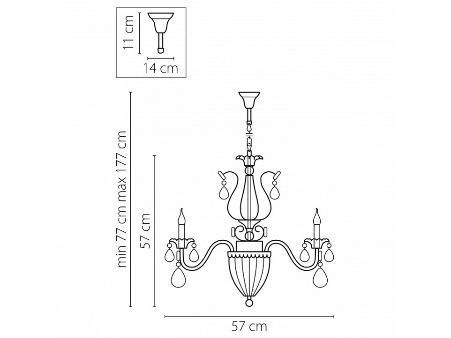 Подвесная люстра Lightstar Schon 790064