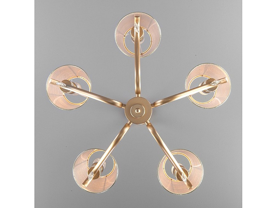 Подвесная люстра Eurosvet Alcamo 60103/5 перламутровое золото