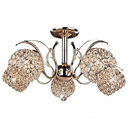 Люстра на штанге Eurosvet Mirage 7777/5 золото