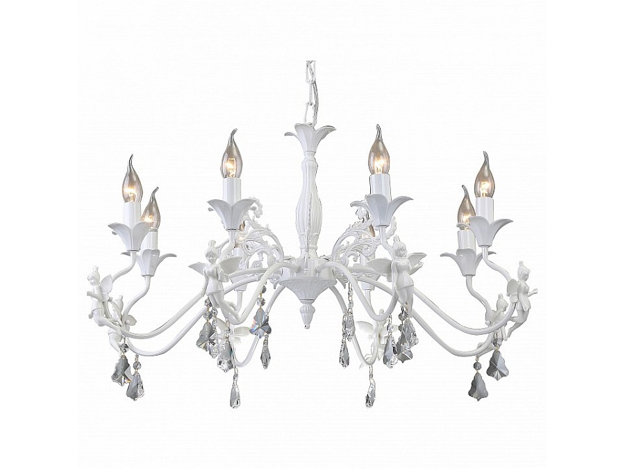 Подвесная люстра Arte Lamp Angelina A5349LM-8WH