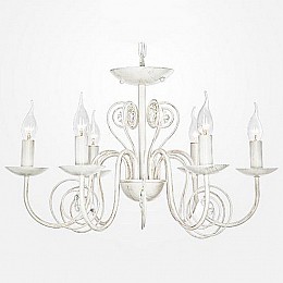 Подвесная люстра Eurosvet Tomas 60018/6 белый с золотом