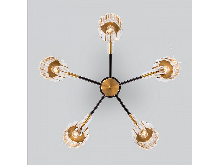 Люстра на штанге Eurosvet Tenia 70090/5 черный