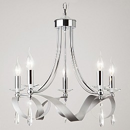 Подвесная люстра Eurosvet Adelia 60064/5 хром