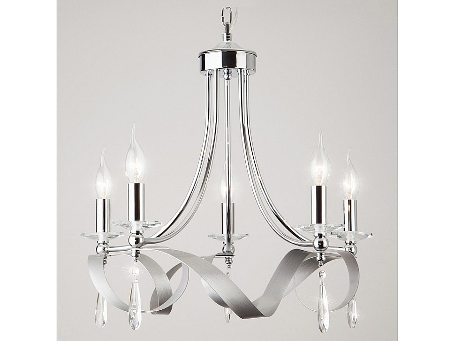 Подвесная люстра Eurosvet Adelia 60064/5 хром