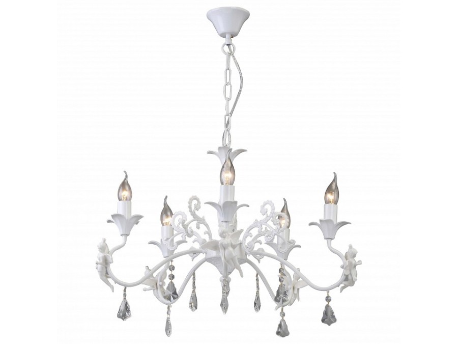 Подвесная люстра Arte Lamp Angelina A5349LM-5WH