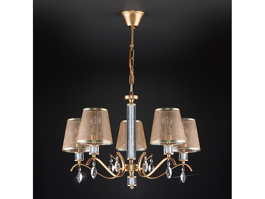 Подвесная люстра Eurosvet Alcamo 60103/5 перламутровое золото