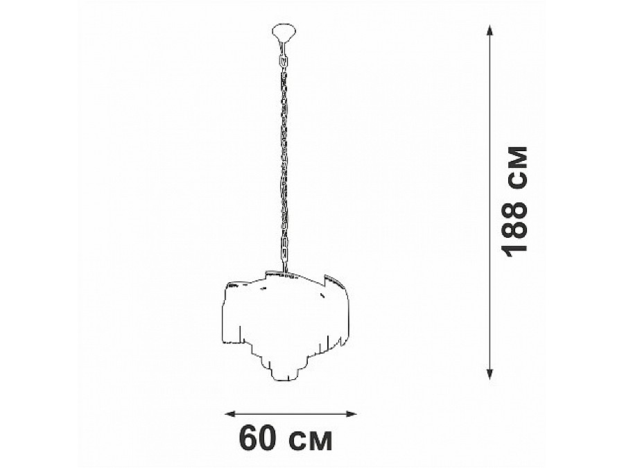 Подвесная люстра Vitaluce V58360 V58360-8/13