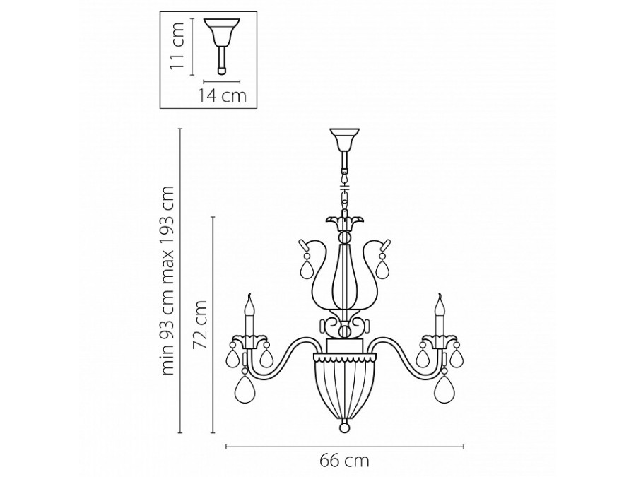 Подвесная люстра Lightstar Schon 790112