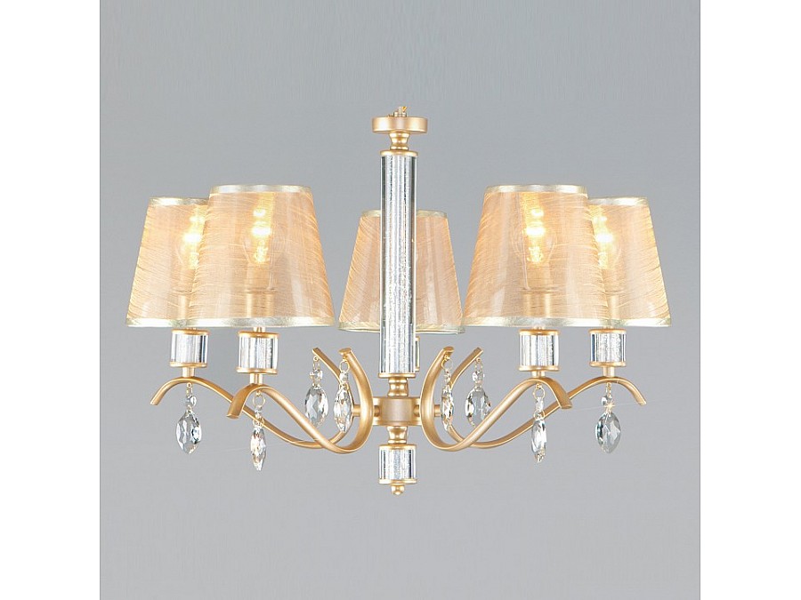 Подвесная люстра Eurosvet Alcamo 60103/5 перламутровое золото