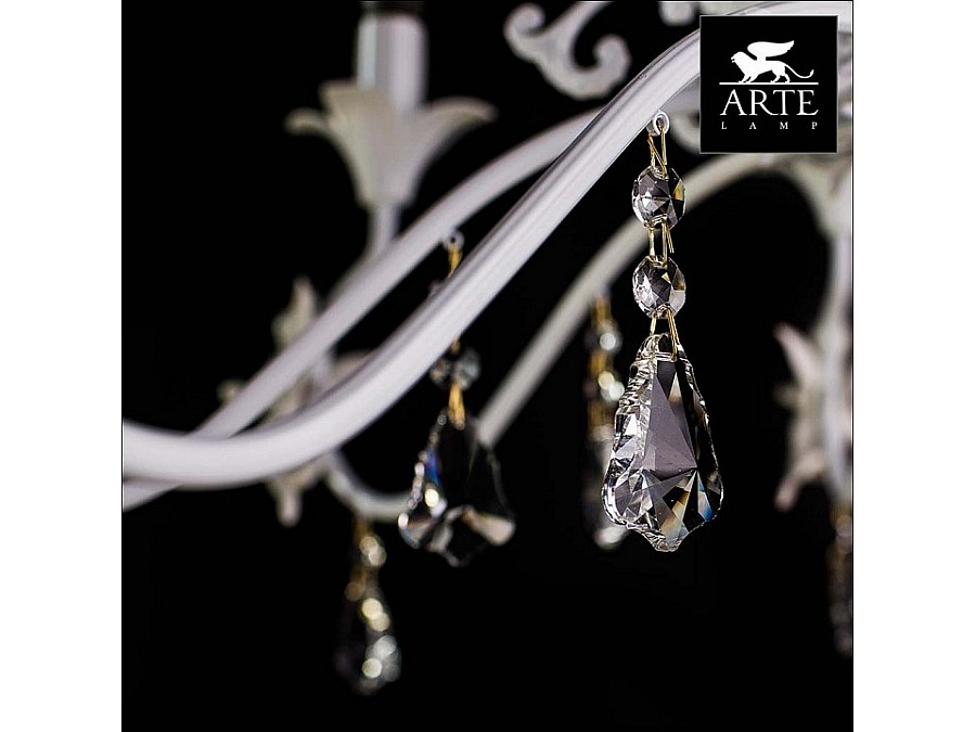 Подвесная люстра Arte Lamp Angelina A5349LM-8WH