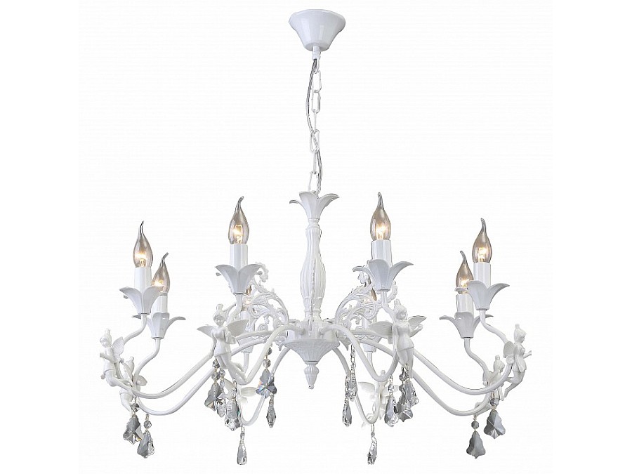 Подвесная люстра Arte Lamp Angelina A5349LM-8WH