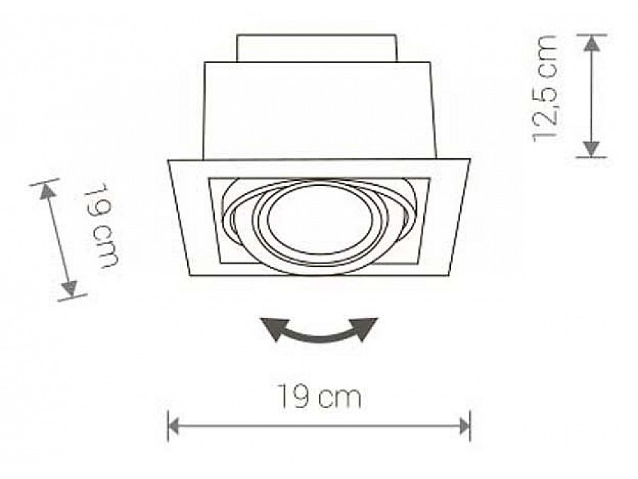 Встраиваемый светильник Nowodvorski Downlight 9575