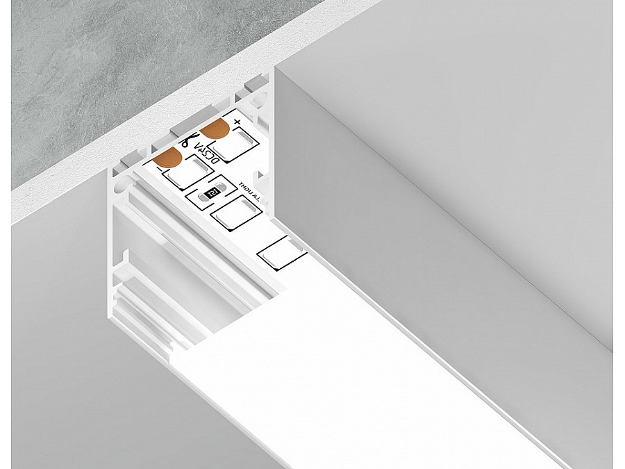 Короб накладной Ambrella Light Profile System GP GP2500WH
