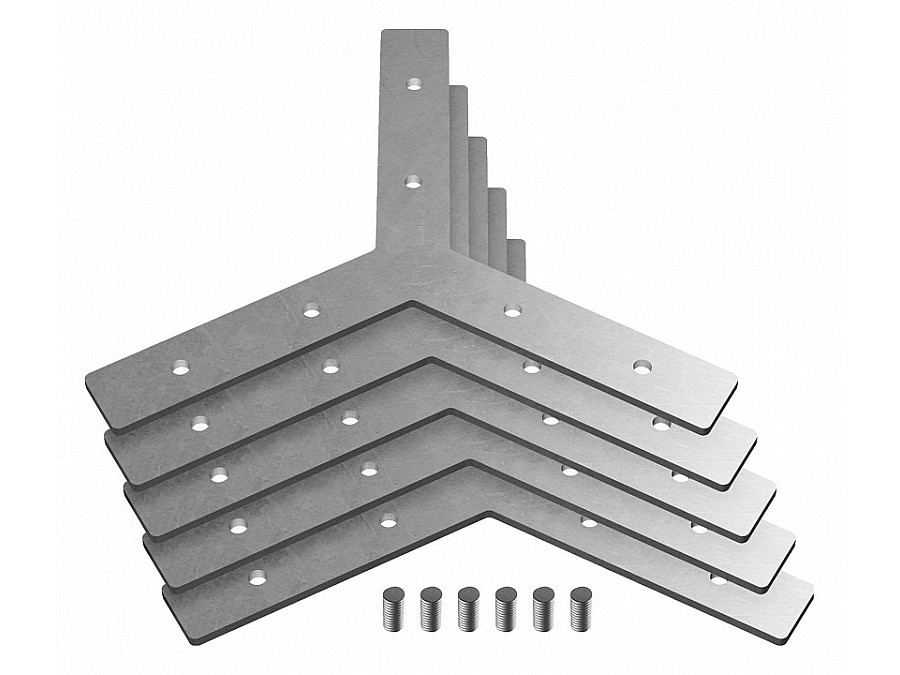 Соединитель угловой Y-образный накладной Ambrella Light Profile System GP GP8056