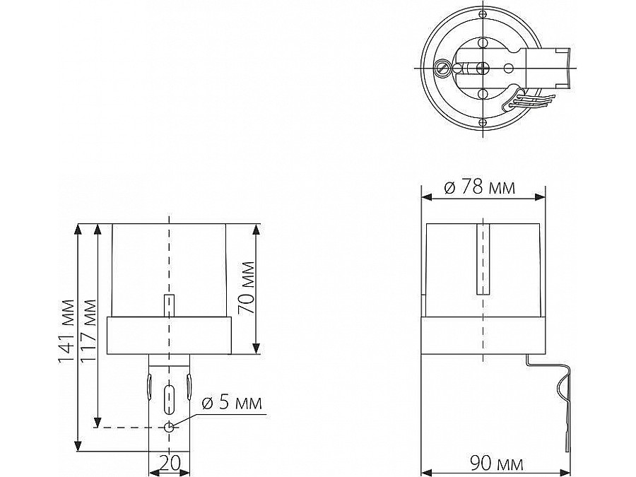 Датчик освещенности Elektrostandard SNS L 07 a030063
