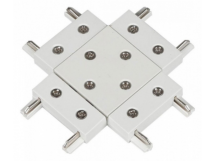 Соединитель X-образный для треков накладных Aployt Magnetic track 48 APL.0181.10.06