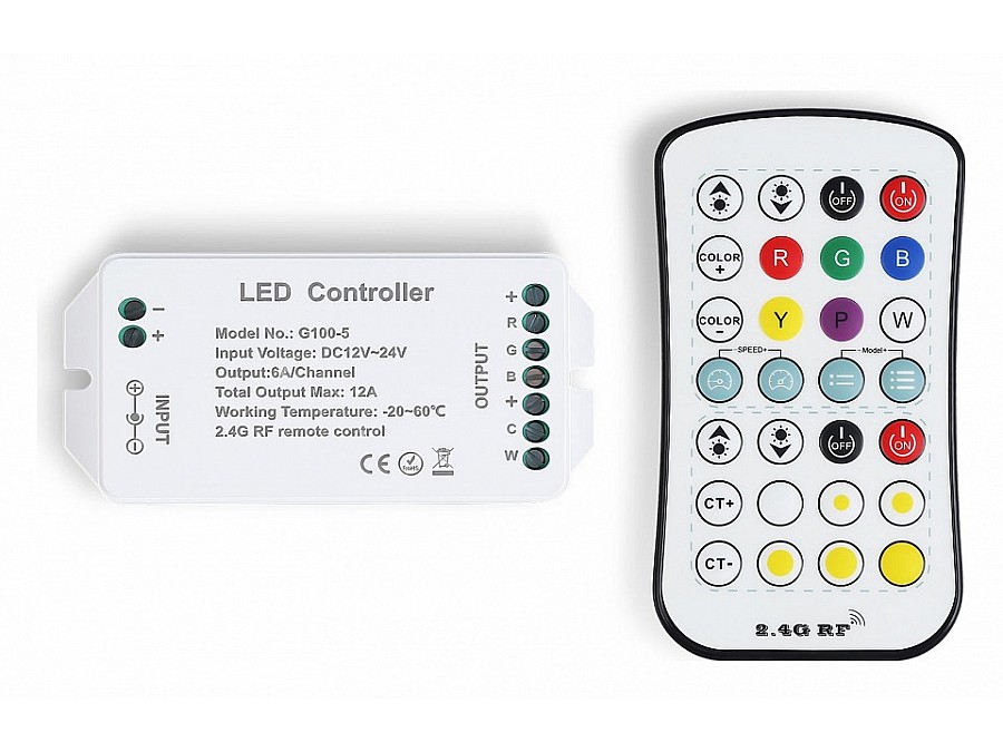Контроллер-регулятор цвета RGBW с пультом ДУ Ambrella Light GS GS11501