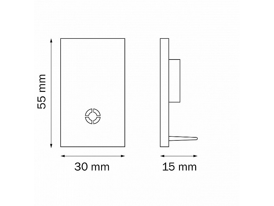 Заглушка для трека Lightstar Teta 505166