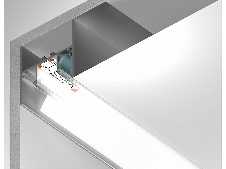 Короб для контурной подсветки натяжного потолка Ambrella Light GP GP4050AL
